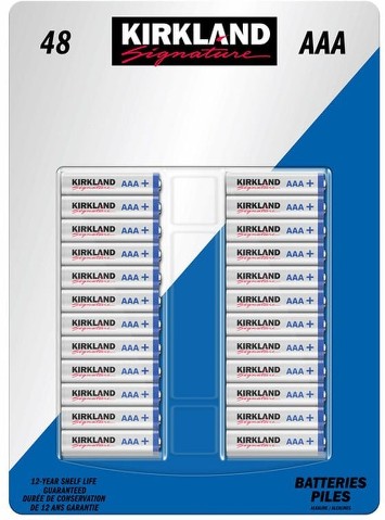 Alkaline AAA Batteries, 48-count